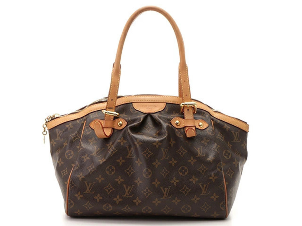 LOUIS VUITTON Bag Handbag Tivoli Monogram Leather Brown